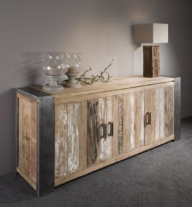 Cambridge Dressoir Industrieel 210cm