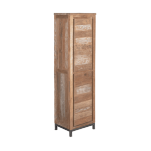Chester Cabinet Oud Teak Staal 50cm