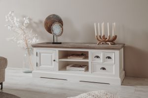 Lieke Tv Meubel Landelijke Wit 145cm