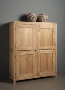 Leeds Cabinet Teak Natural 130cm