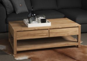 Leeds Salontafel Teak Natural 130cm