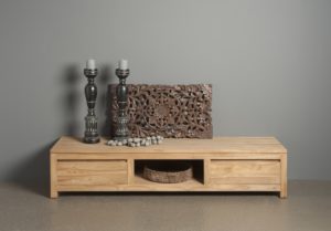 Leeds Tv Meubel Teak Natural 180cm
