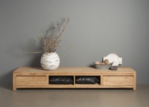 Leeds Tv Meubel Teak Natural 240cm