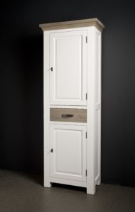 Maison White Antique Opbergkast Eiken 70cm