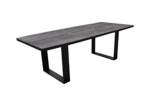 Kos Eettafel eikenhout ijzeren U-poot 200cm