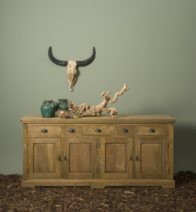 Bradford Dressoir Gerecycled Teak 200cm