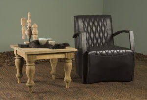 Bradford Hoektafel Gerecycled Teak 60x60cm