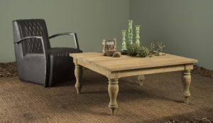 Bradford Salontafel Gerecycled Teak 100x100cm