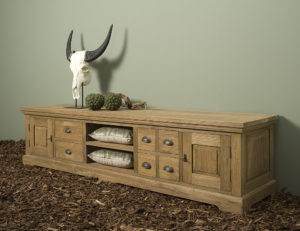 Bradford Tv Meubel Gerecycled Teak 220cm