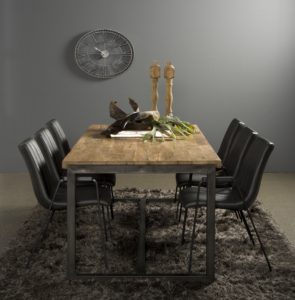 Byron Dinning Table Industrieel Teak 210 cm