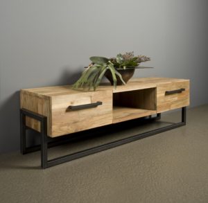 Byron Tv Meubel Industrieel Teak 150 cm
