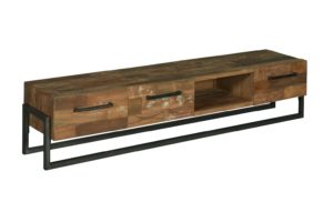 Byron Tv Meubel Industrieel Teak 200 cm