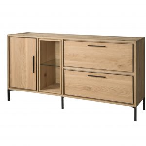 Vienna Dressoir eiken metaal modern Industrieel 165cm - Image 2