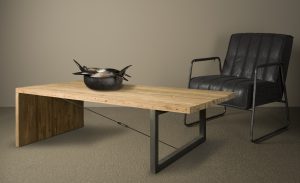 Luton Salontafel Metaal Recycled Teak 135cm