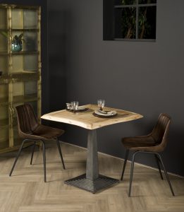 Bistro Boomstamblad Bartafel 80x80x78cm