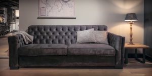 Levante Bank 3 Zits Stof Vienna Antracite UrbanSofa