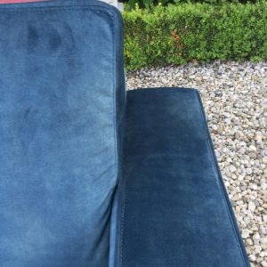 Bank Met Lounge Mammoet 1,5 Zits Velvet Aqua
