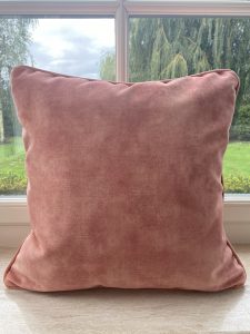 Kussen Velvet Adore  Zalm Roze 50x50cm
