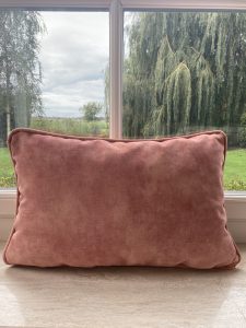 Kussen Velvet Adore Zalm Roze 50x30cm