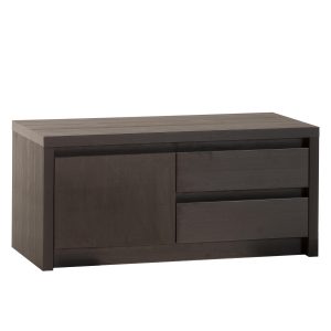 Tv meubel Rolf Zwart Hout Hufterproof 111cm