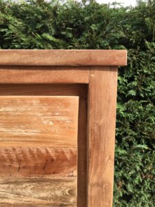 Chester Cabinet Oud Teak Staal 130cm