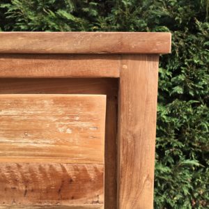 Chester Cabinet Oud Teak Staal 130cm