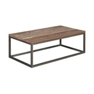Chester Salontafel Oud Teak Staal 135cm