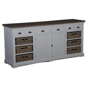 Bristol Dressoir met manden 195 cm