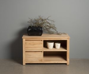 Leeds Tv Meubel Teak Natural 100cm