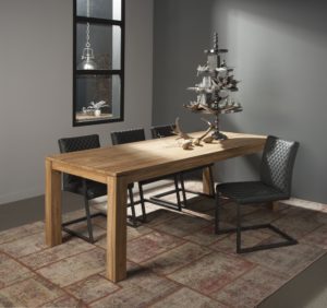 Leeds eettafel teak hout