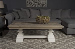 Maison White Antique Klootster Salontafel Eiken