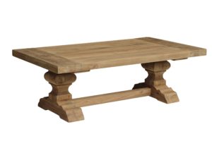 Le Mans Kloostersalontafel teakhout 135cm