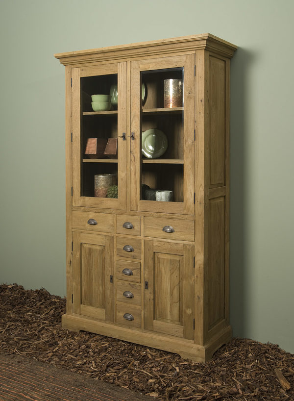 Bradford Vitrine Cabinet Gerecycled Teak 115cm