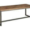 Liverpool Eettafel Staal teakhout Mozariek 220cm