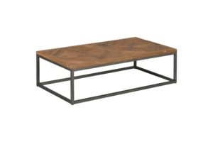 Liverpool Koffietafel Staal teakhout 135x75cm