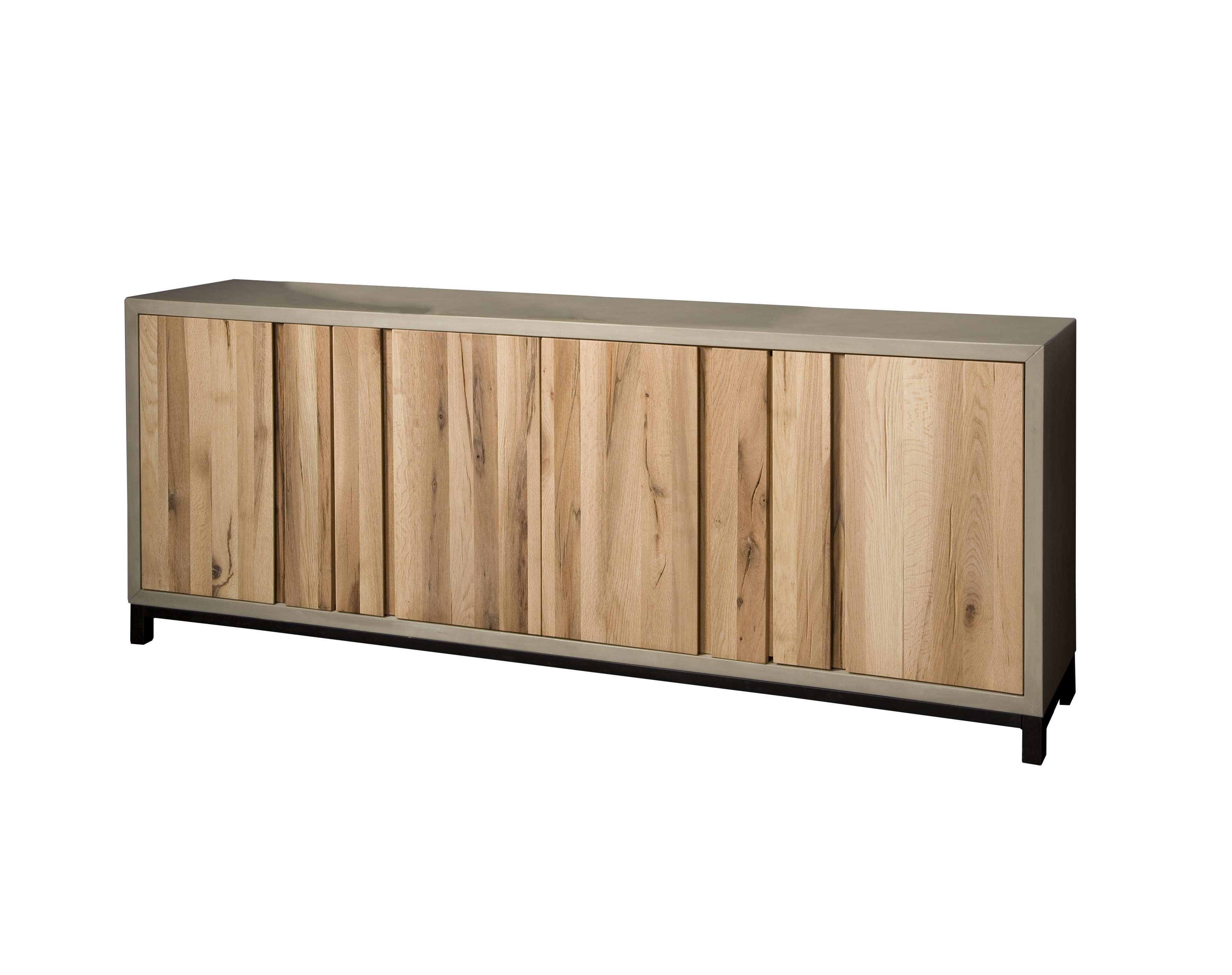 consumptie galblaas Verhogen Markus John | Preston Dressoir Beton Eikenhout 220 cm