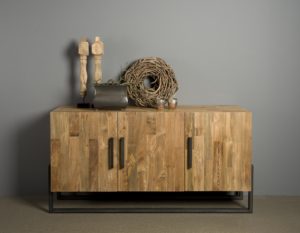 Byron Dressoir Industrieel Teak 160 cm