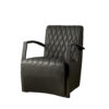 Coffee-chair Max Leer Vintage Antraciet