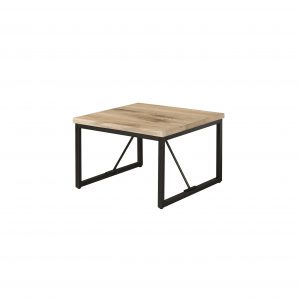 Vienna Hoektafel eiken metaal modern Industrieel 60x60cm