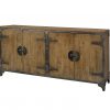 Praag Dressoir Metaal Mango Hout Bruin4 Deurs 180cm