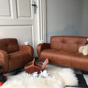 Kinderfauteuil Tekkie Hufterproof Cognac - Image 4