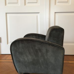 Kinderfauteuil Tekkie Velvet Mos Groen