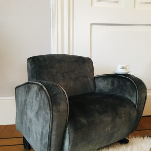 Kinderfauteuil Tekkie Velvet Mos Groen - Image 2