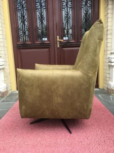 Draaifauteuil Rots Hufterproof Leder Bull Moss Green 59