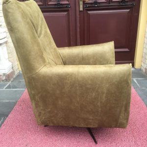 Draaifauteuil Rots Hufterproof Leder Bull Moss Green 59