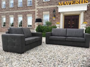 Bankstel Mammoet 2.5 en 3.5 Zits Hufterproof Graphite
