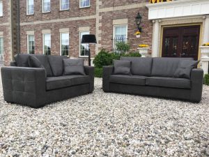 Bankstel Mammoet 2.5 en 3.5 Zits Hufterproof Graphite