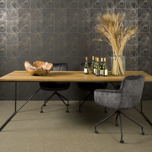 Fraija Table Recycled Teakhout Met Stalen Frame 240m 