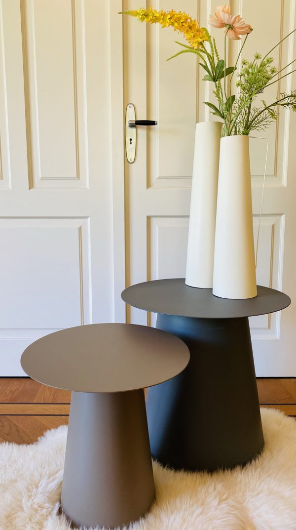 Sofa Table Tierra Earth Metal Rond