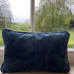 Kussen Velvet Adore Petrol 50x30cm